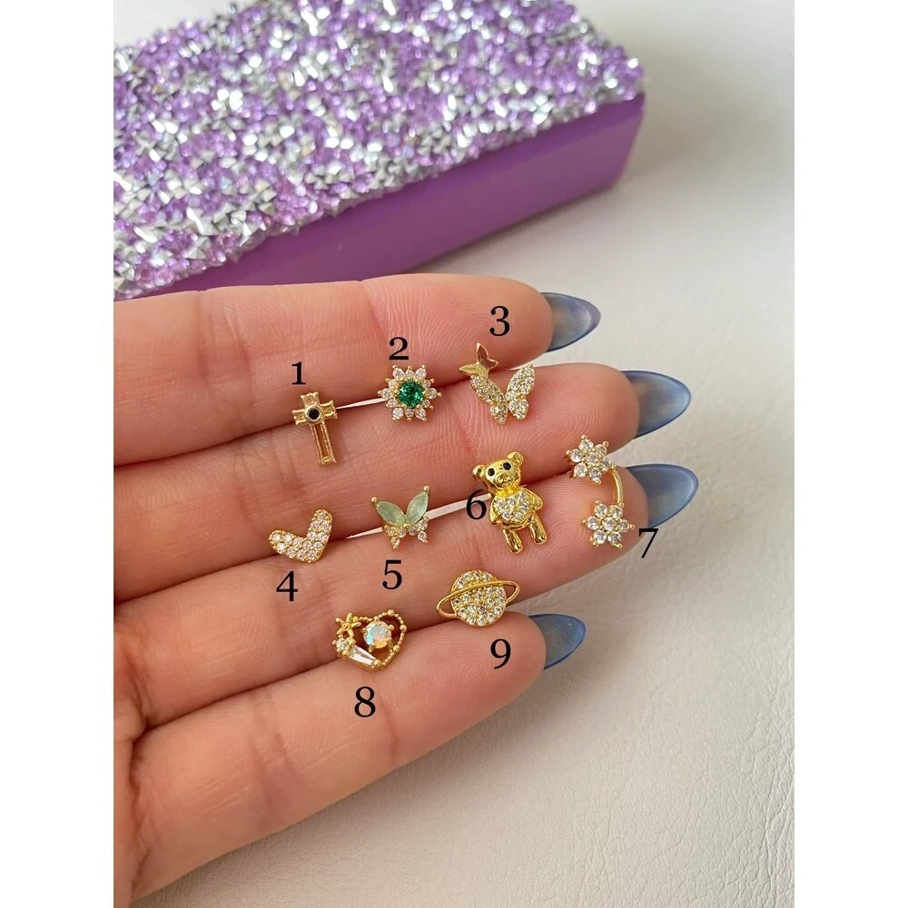 Cerrahi Çelik Gold Piercingler