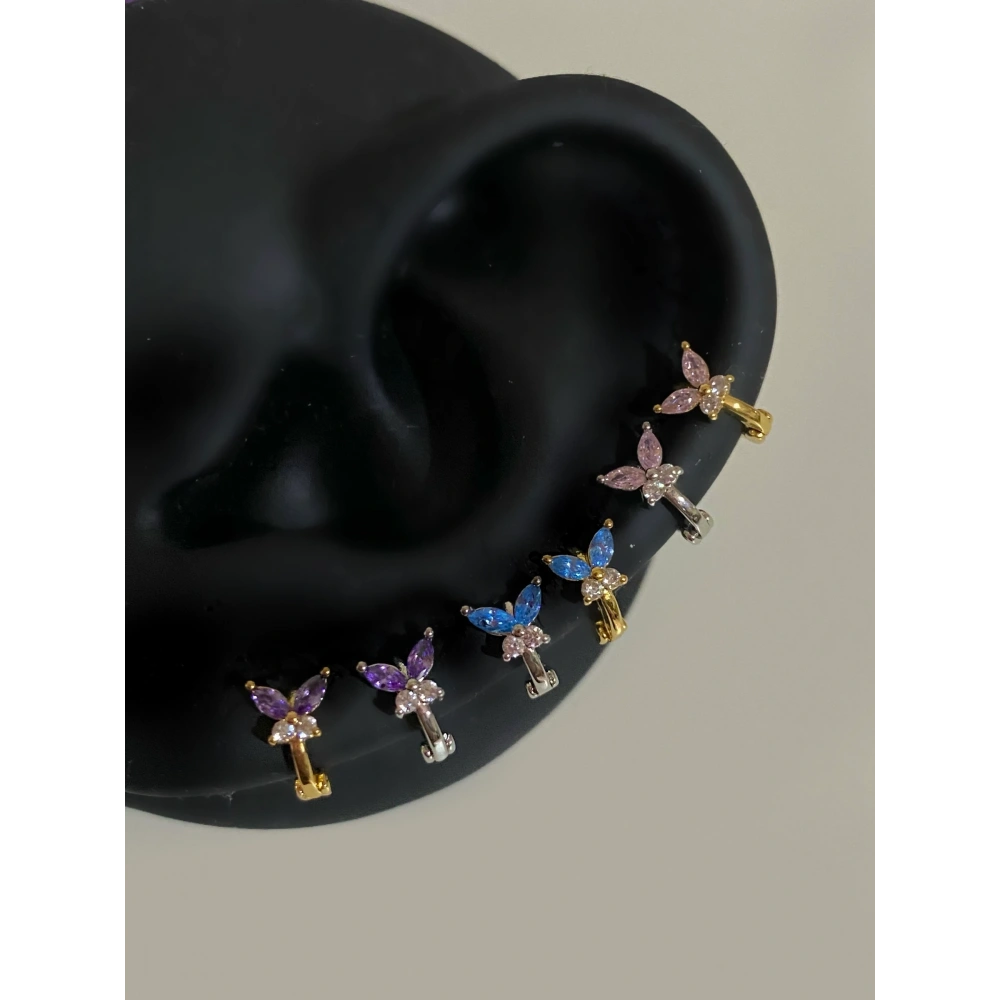 Cerrahi Çelik Halka Kelebek Piercing