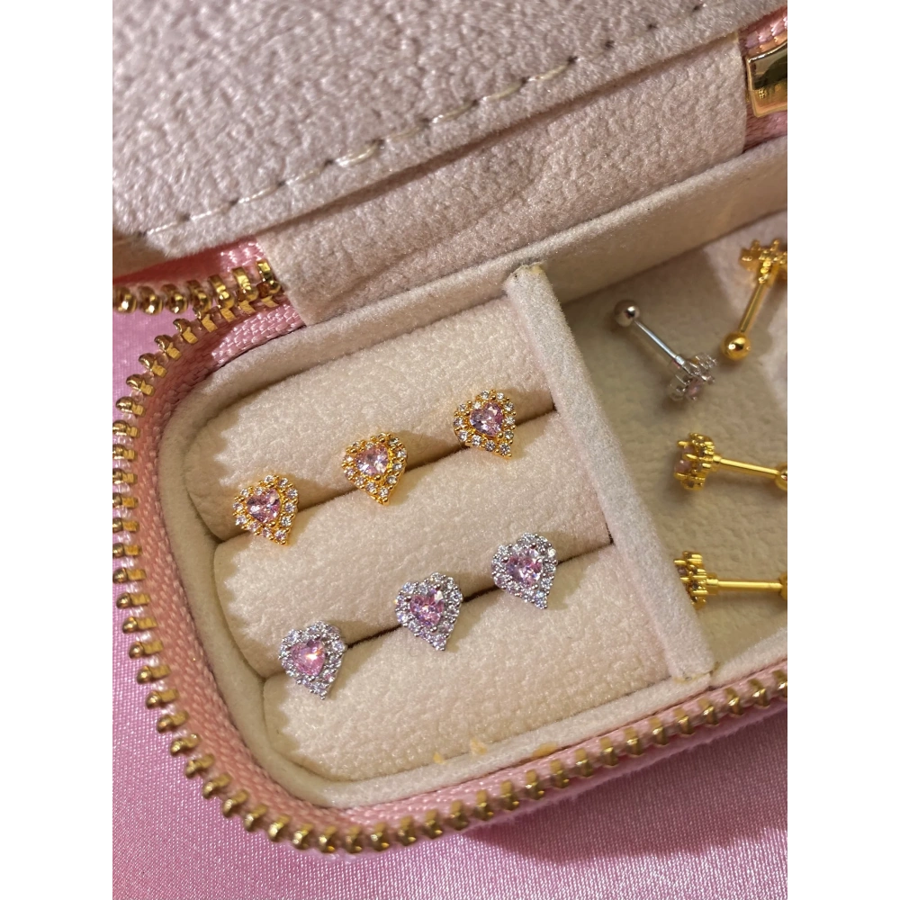 Cerrahi Çelik Kalpli Piercing