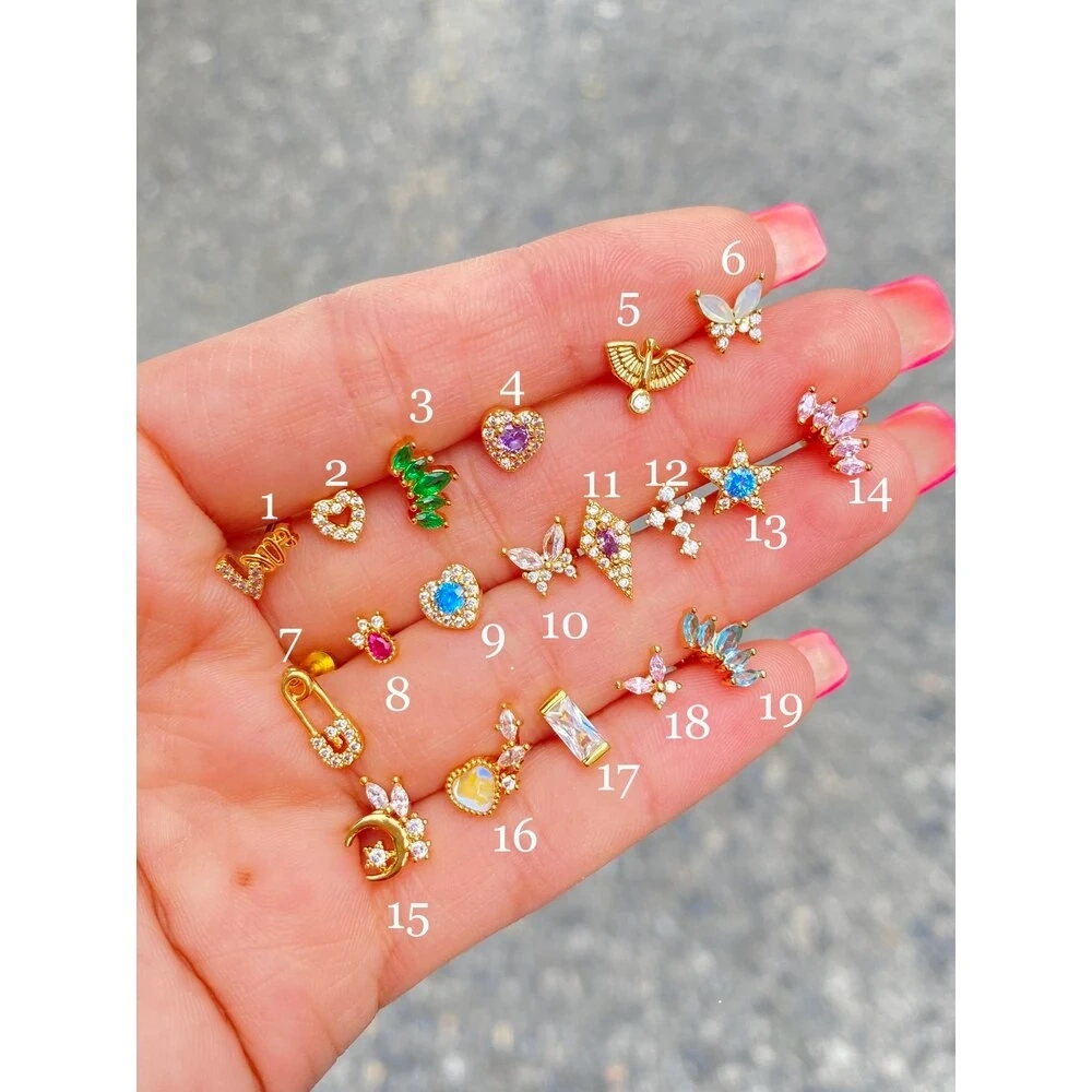 Cerrahi Çelik Rainbow Piercing