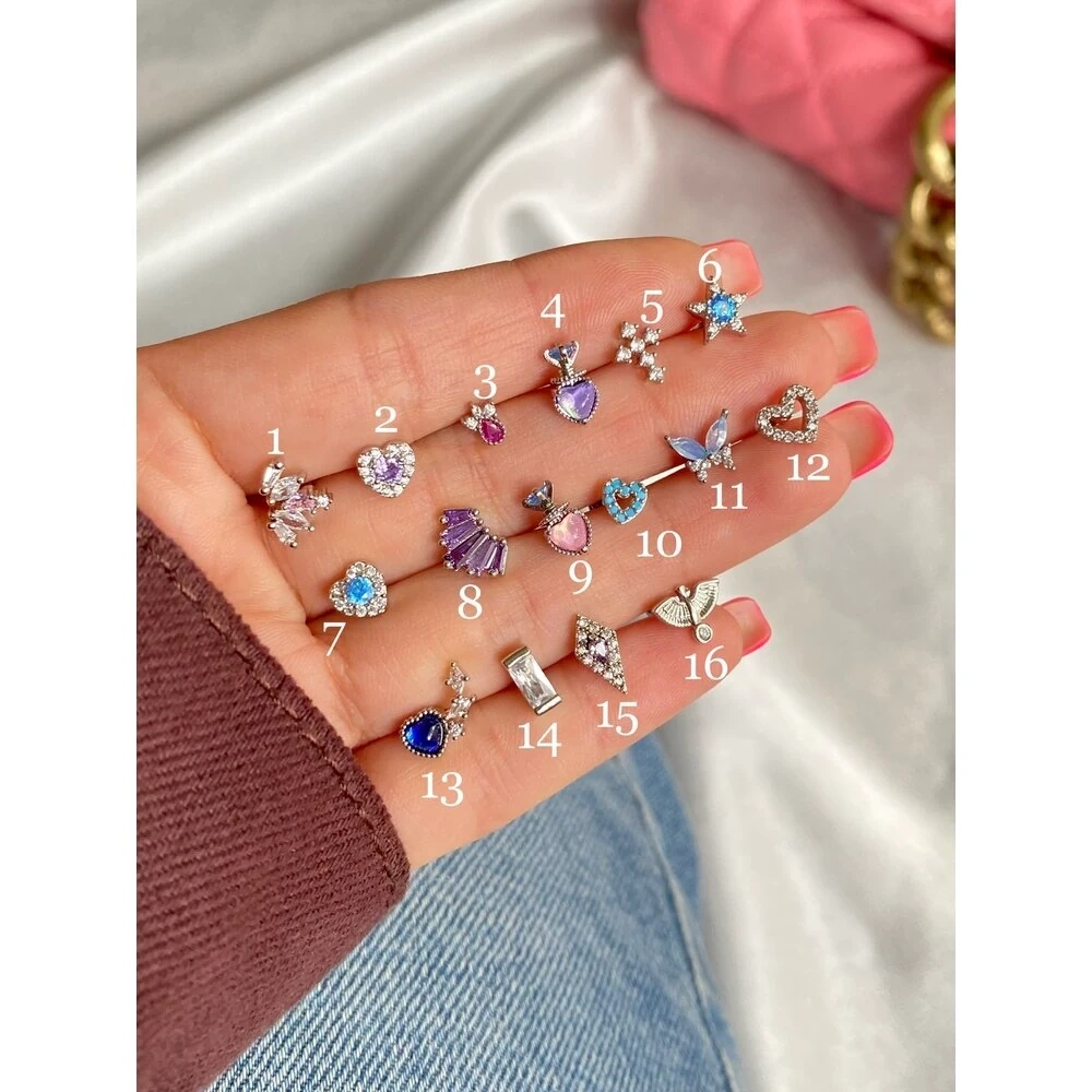 Cerrahi Çelik Rainbow Piercing 2