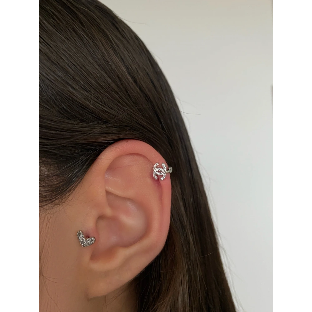 Cerrahi Çelik Silver Cc Halka Piercing