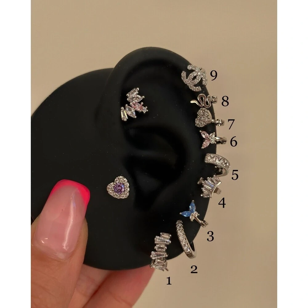 Cerrahi Çelik Silver Halka Piercing