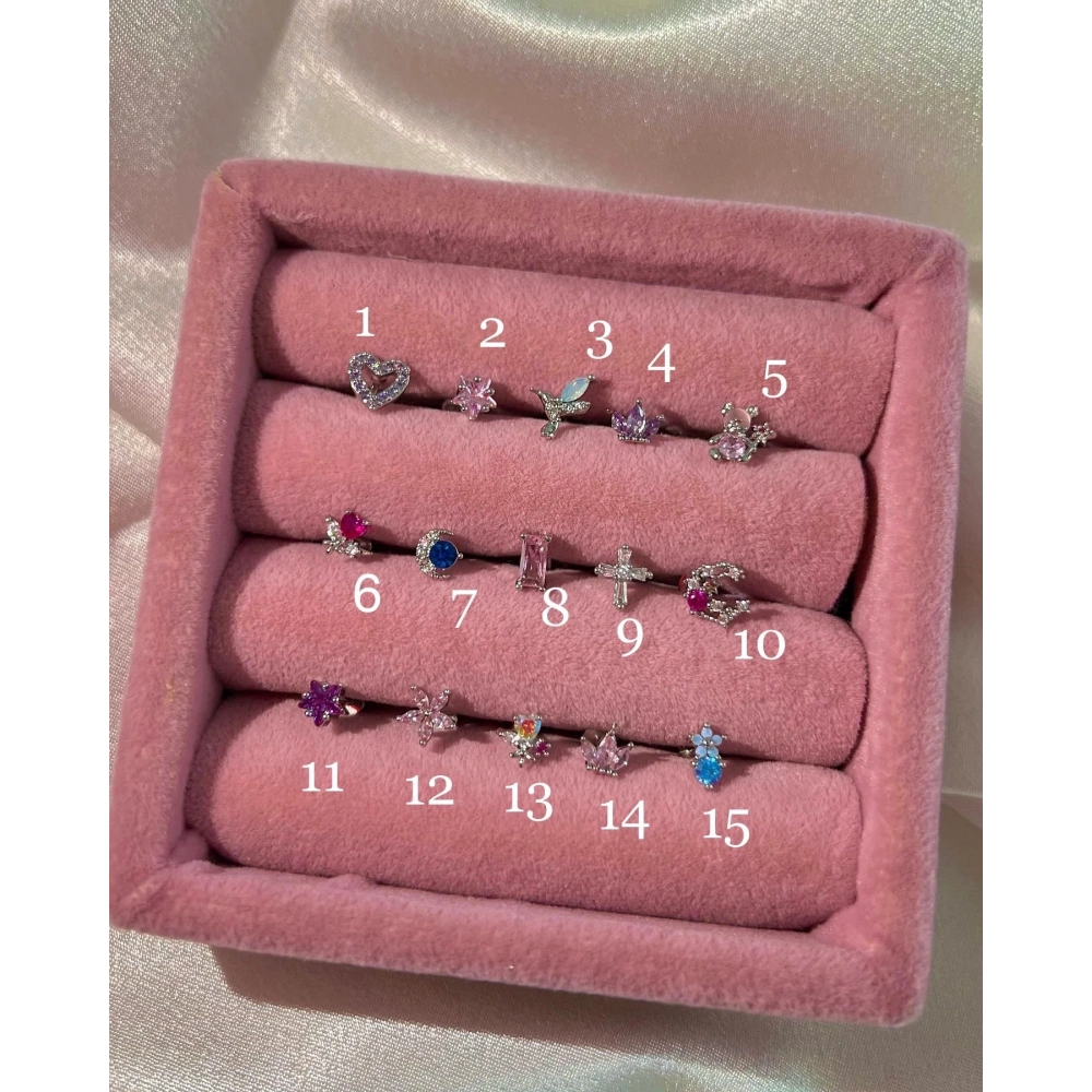 Cerrahi Çelik Silver Piercing