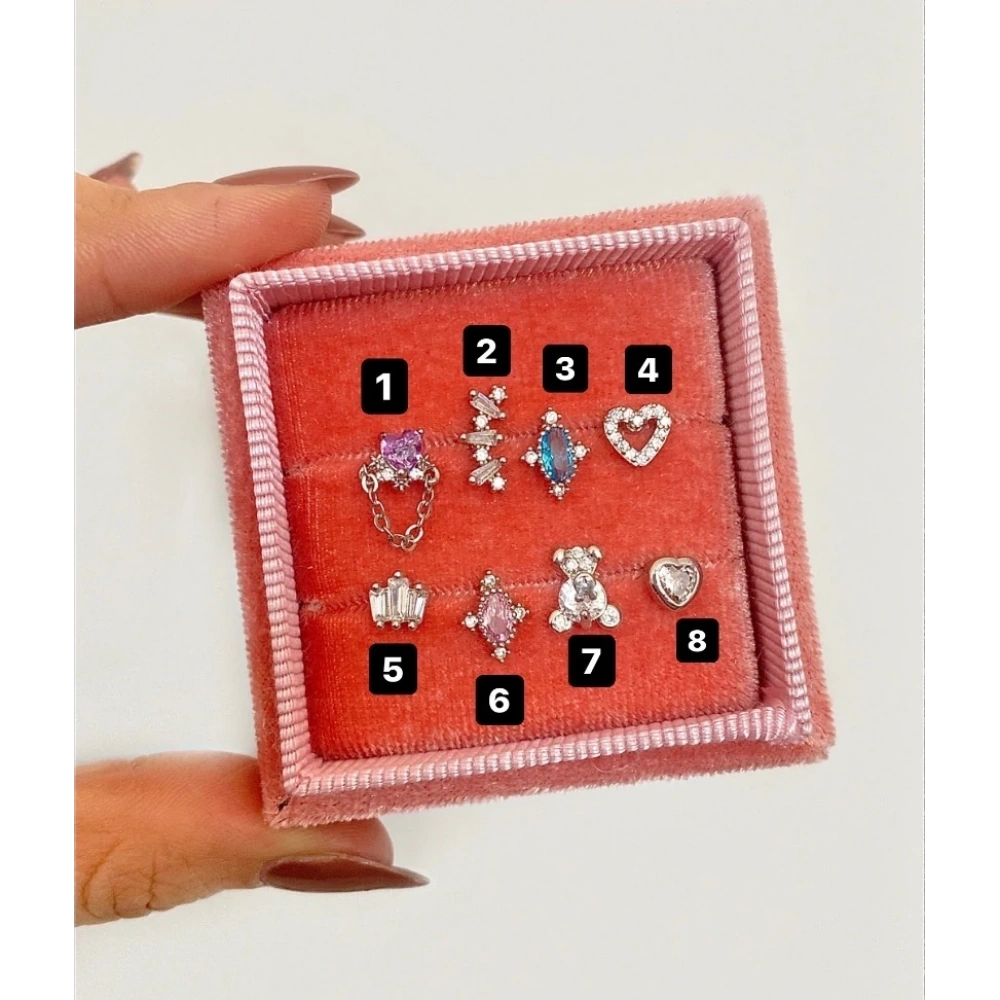 Cerrahi Çelik Silver Piercing