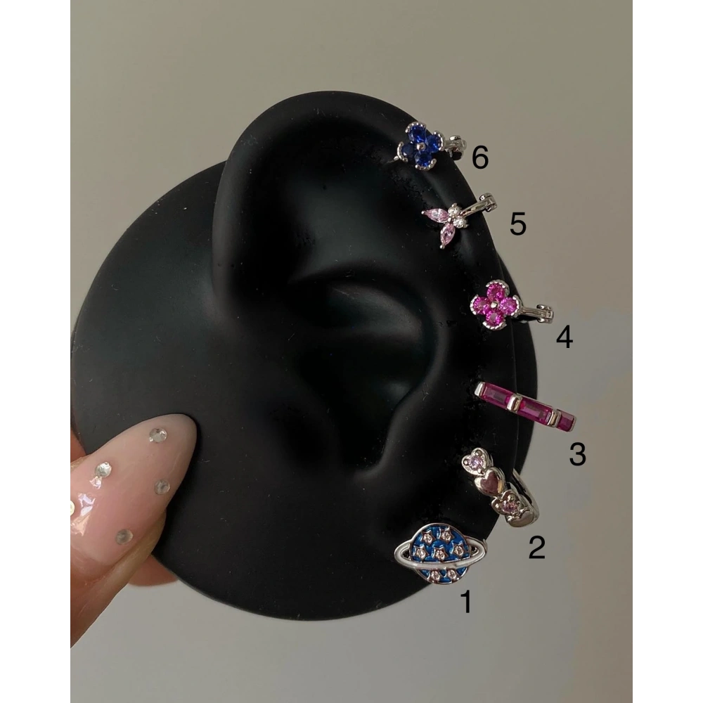 Cerrahi Çelik Silver Renkli Halka Piercing