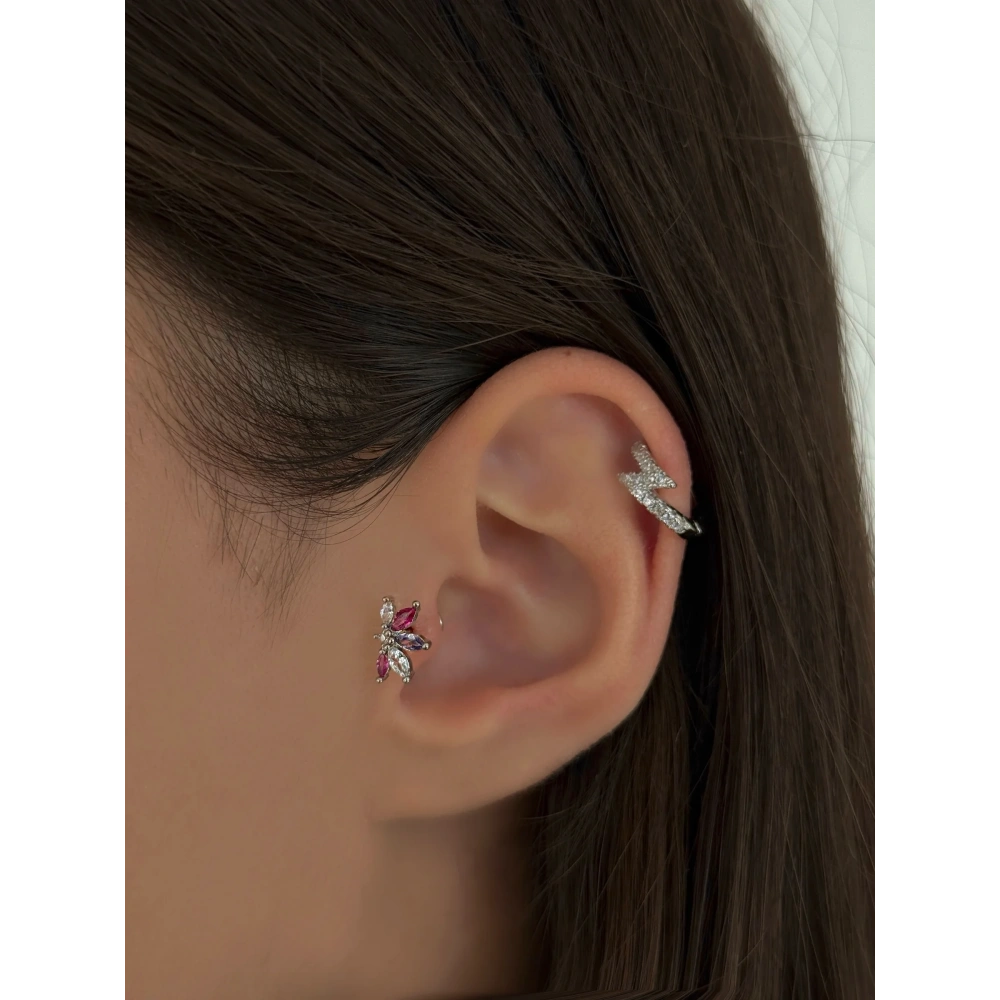 Cerrahi Çelik Silver Renkli Piercing