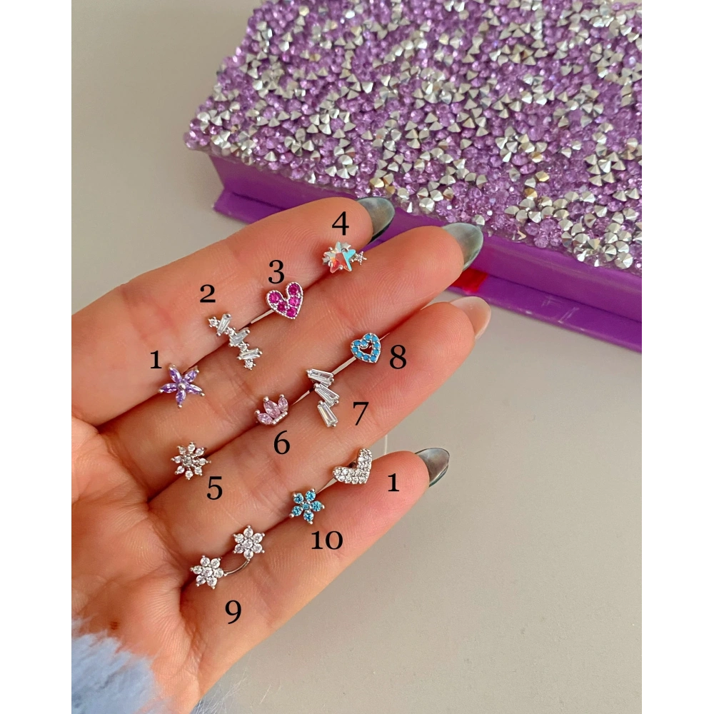 Cerrahi Çelik Silver Tragus    Piercing