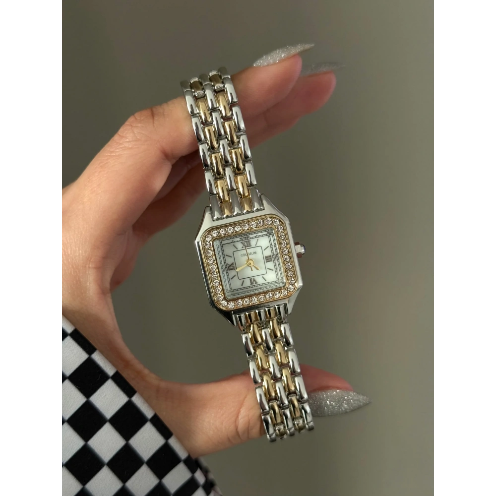 Çift Renk Kadranlı Klasik Kol Saati