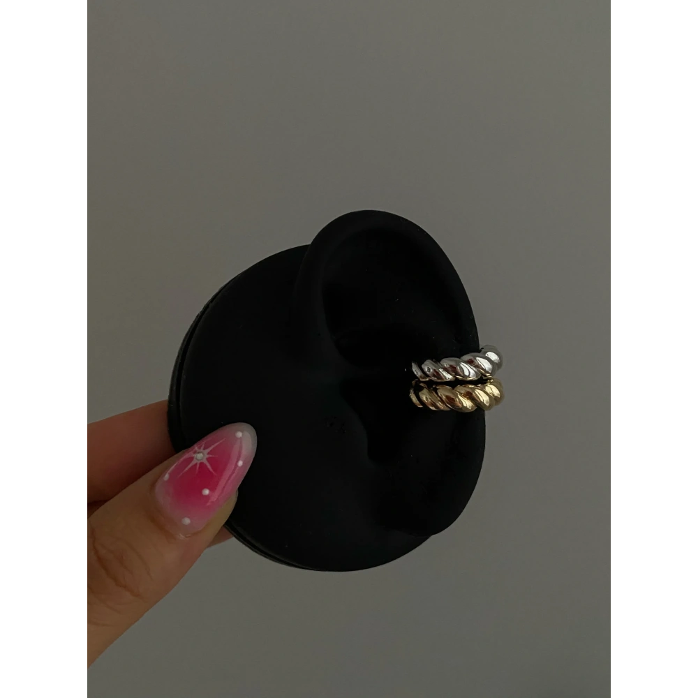 Double Burgu Earcuff