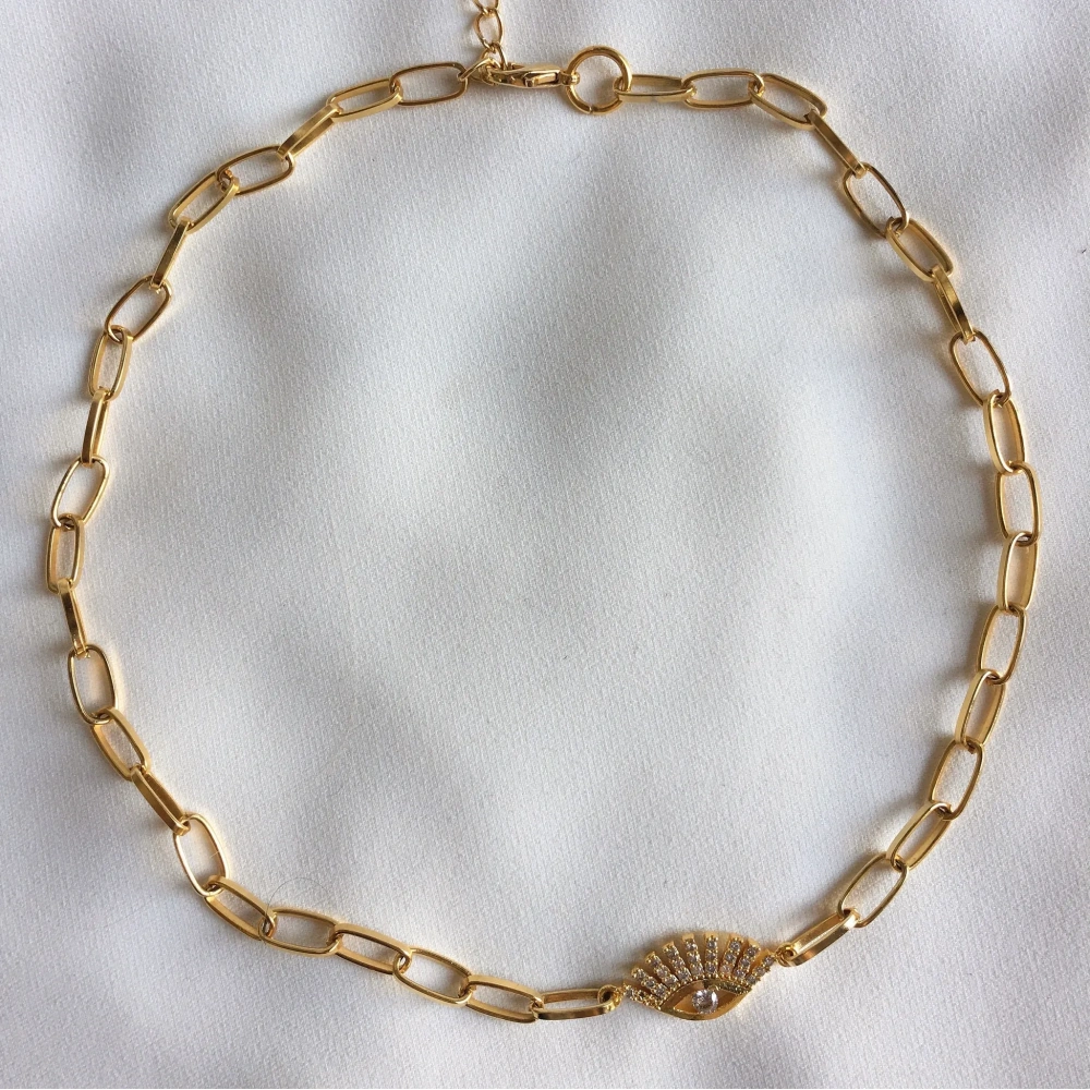 Elena Göz Detaylı Choker