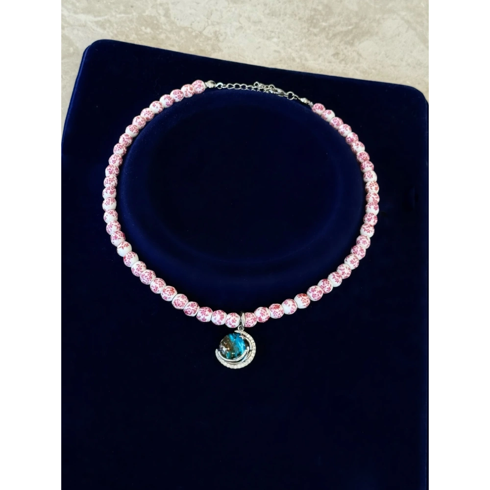 Gezegen Detaylı Kolye