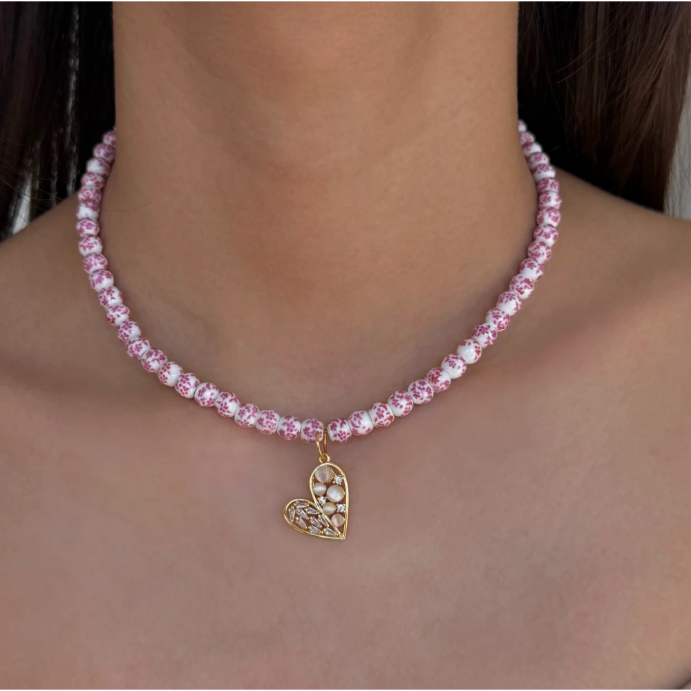 Gold Kalpli Tasarım Kolye