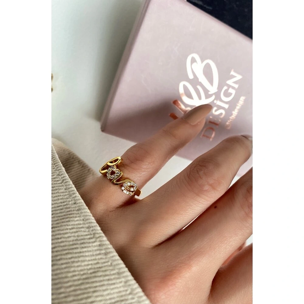Gold Love Yüzük