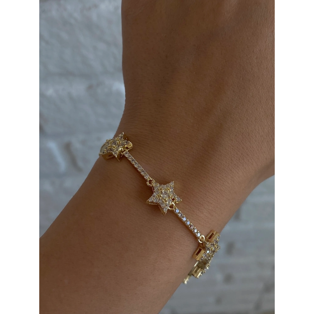 Gold Tasarım Yıldız Detay Bileklik