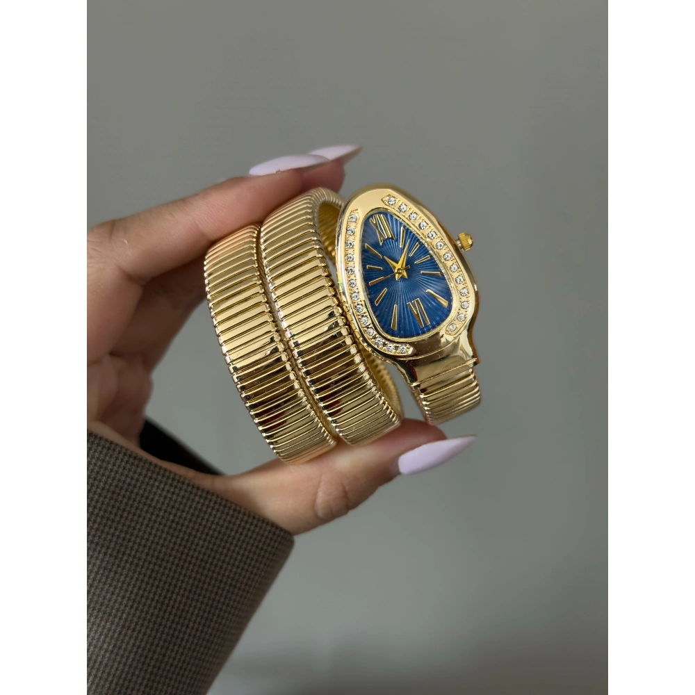 Gold Yılan Kol Saati