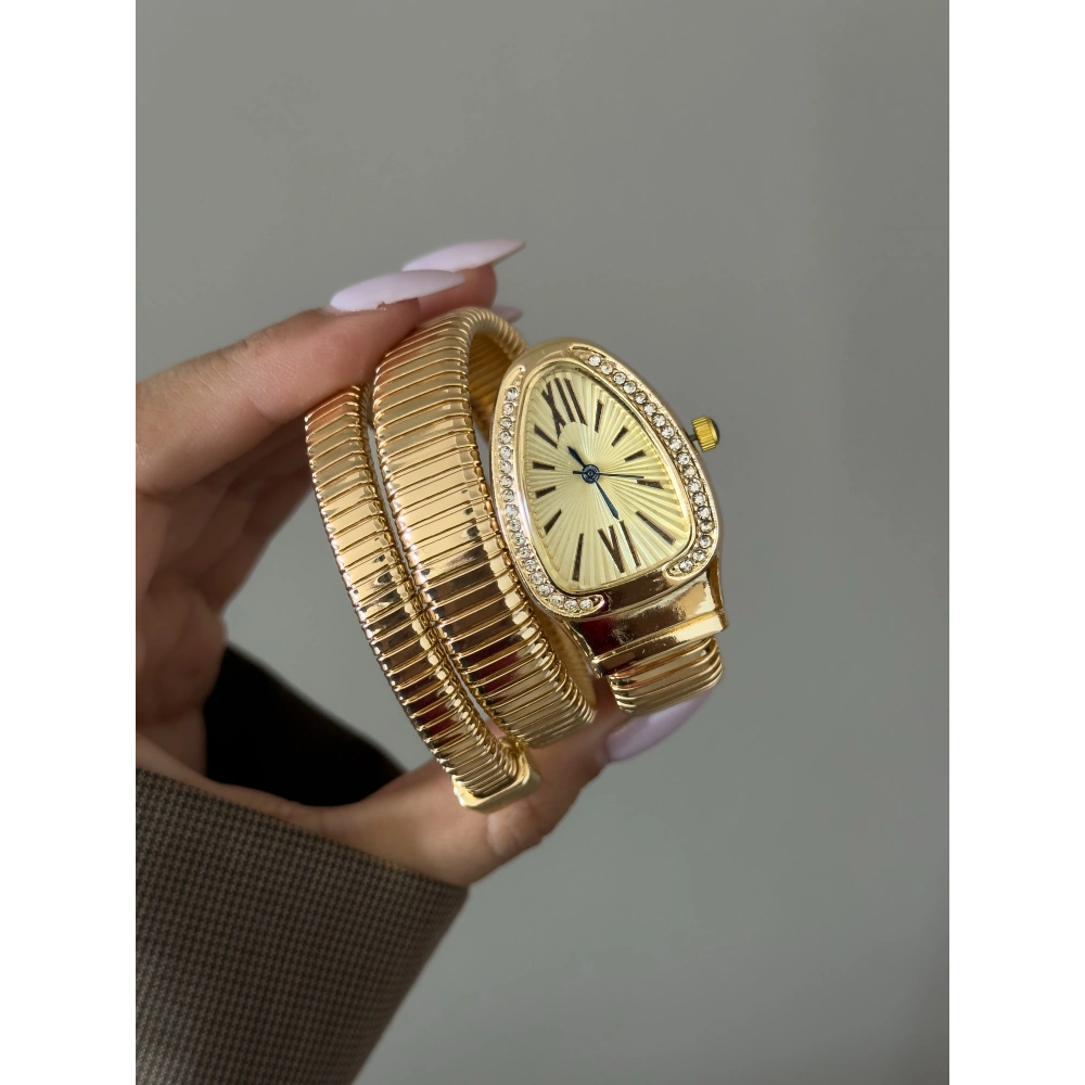 Gold Yılan Kol Saati