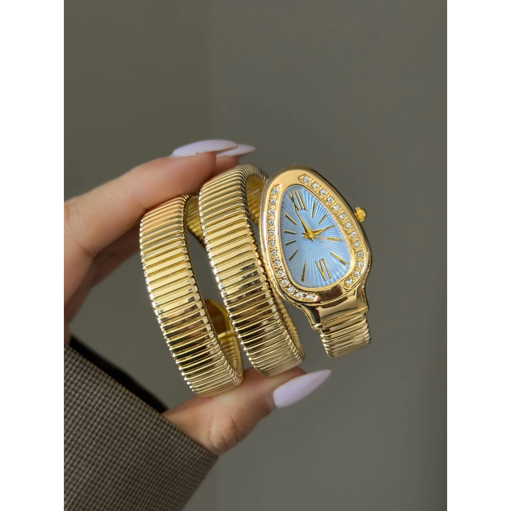 Gold Yılan Kol Saati