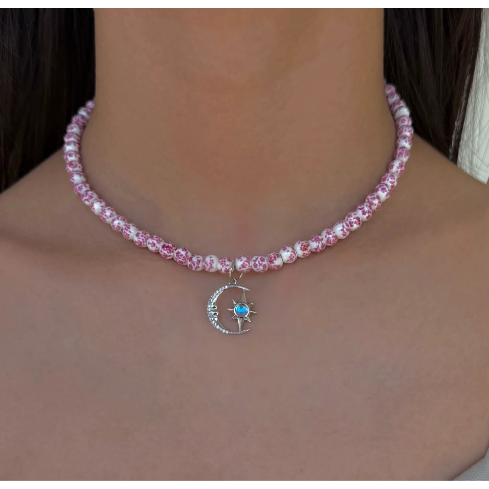 Hilal Detaylı Tasarım Kolye