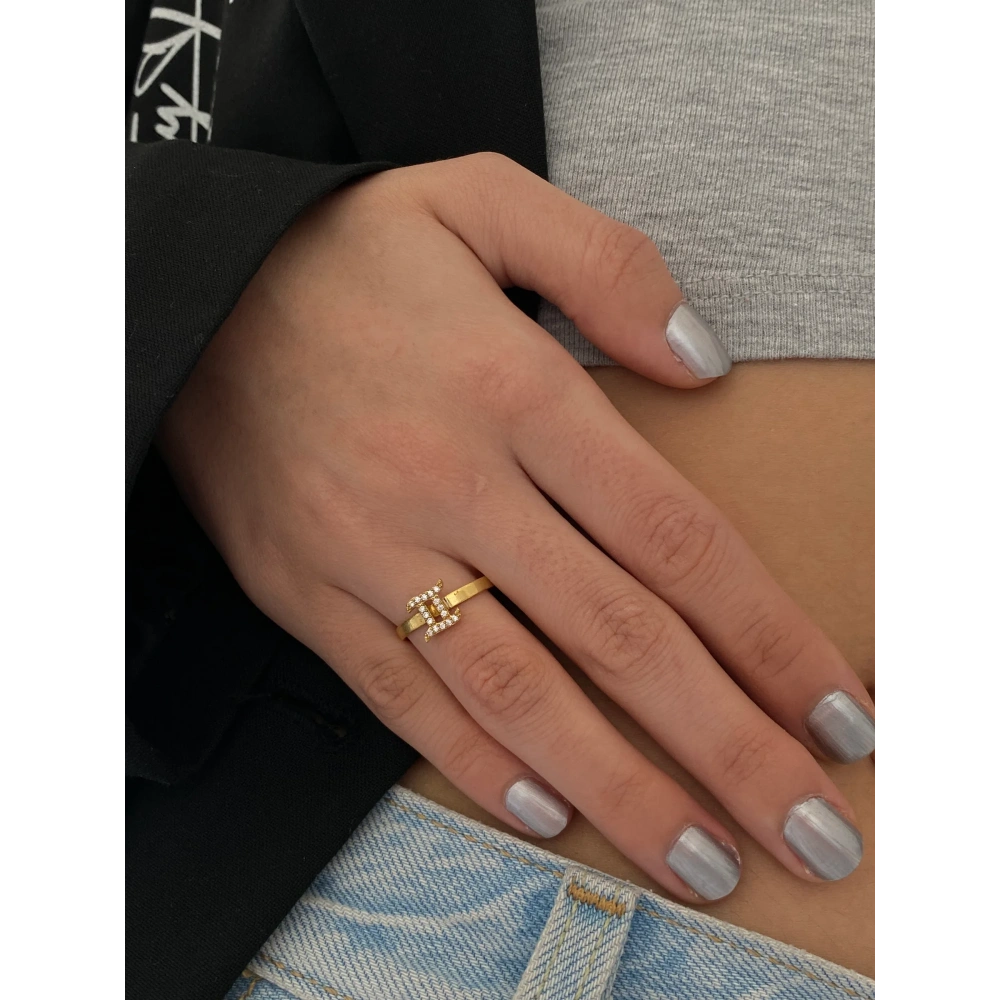 İkizler Burç Yüzük