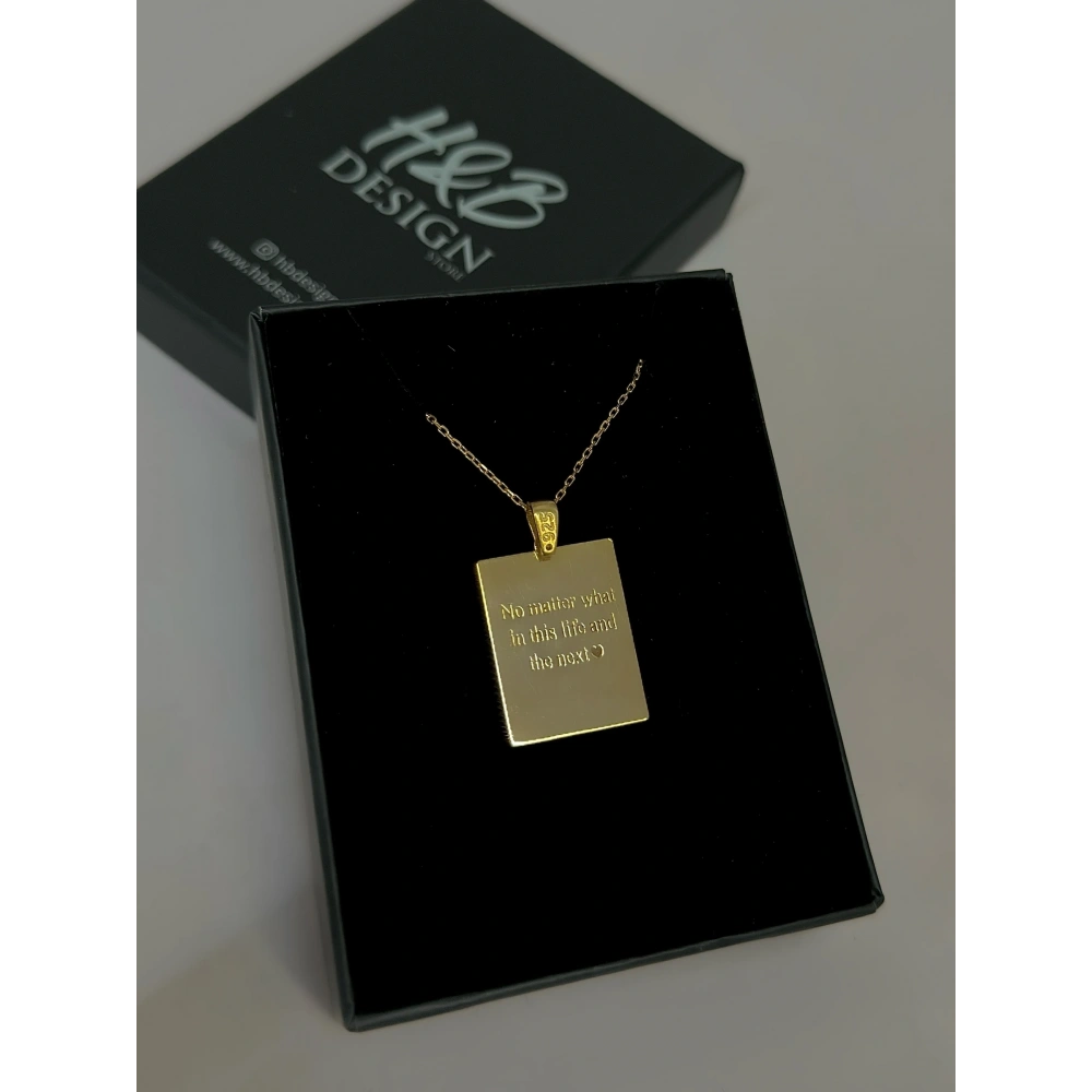 İstediğini Yazdır Plaka Kolye