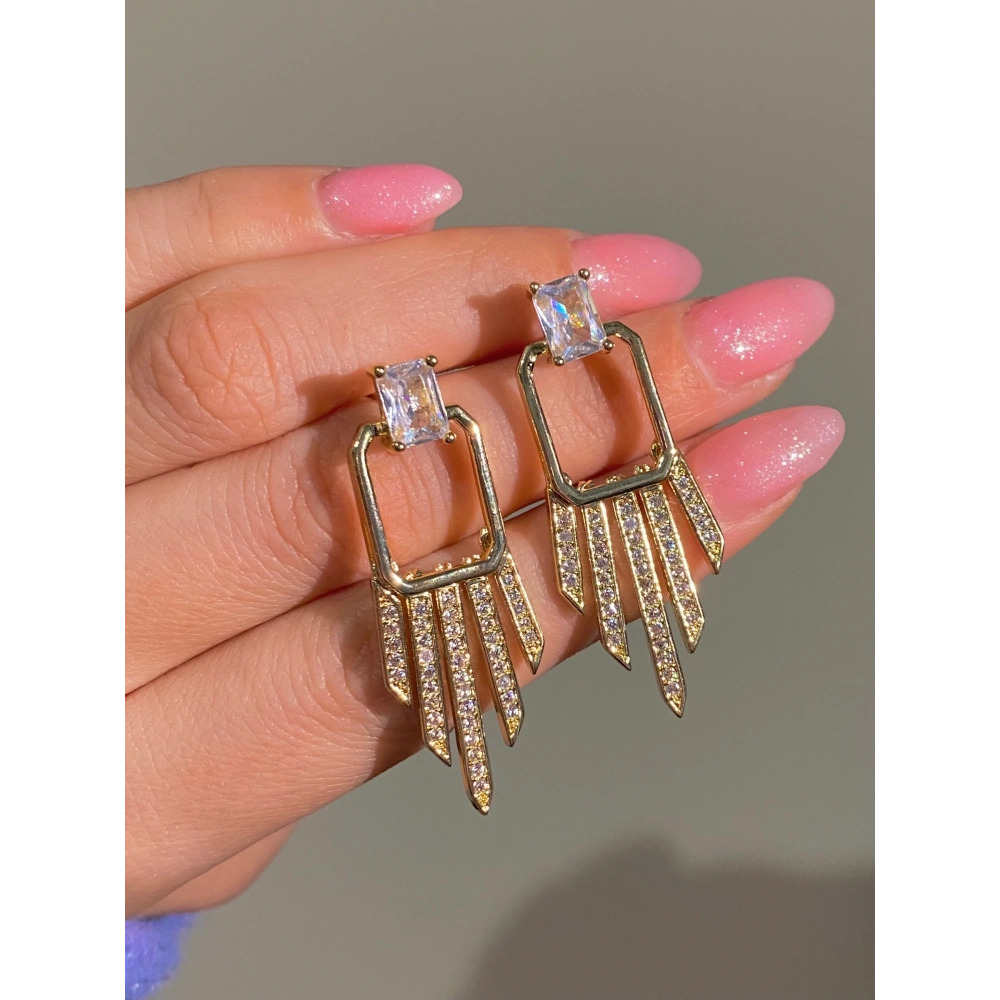 İthal Gold Tasarım Küpe