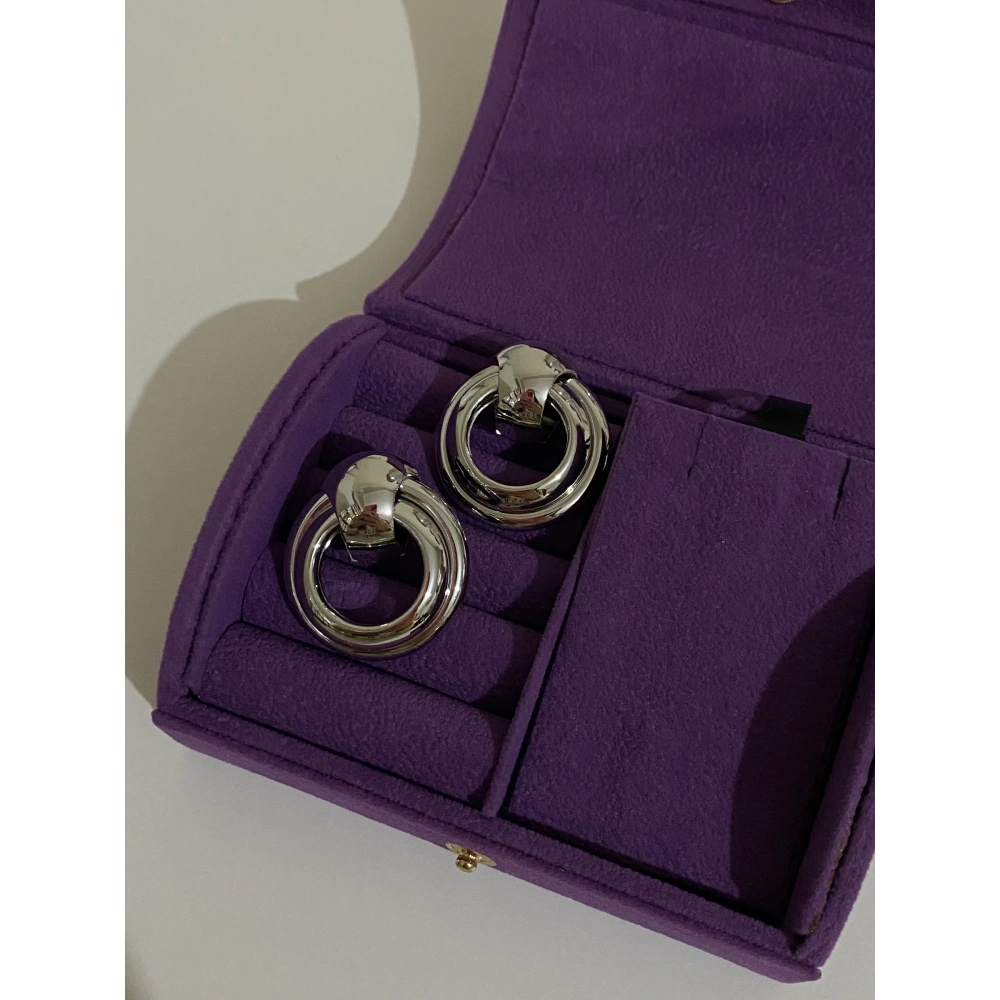 İthal Silver Tasarım Halka küpe