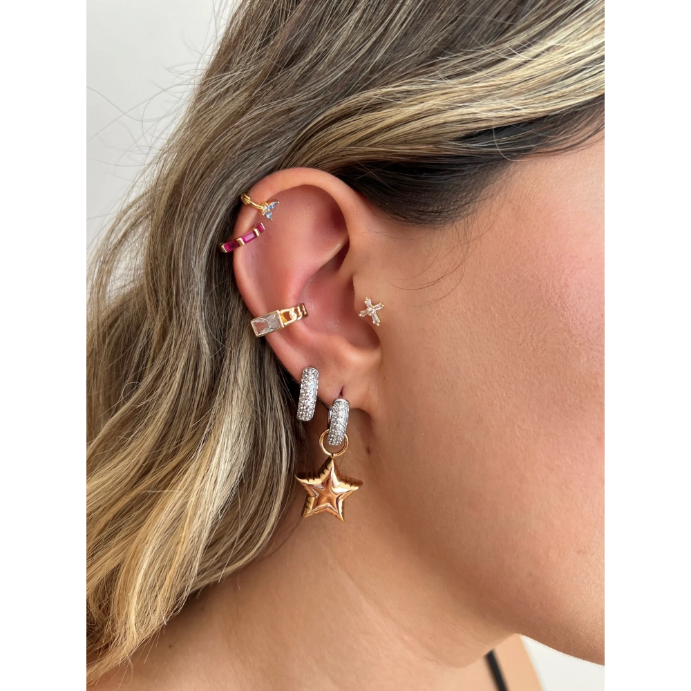 İthal Yıldız Küpe