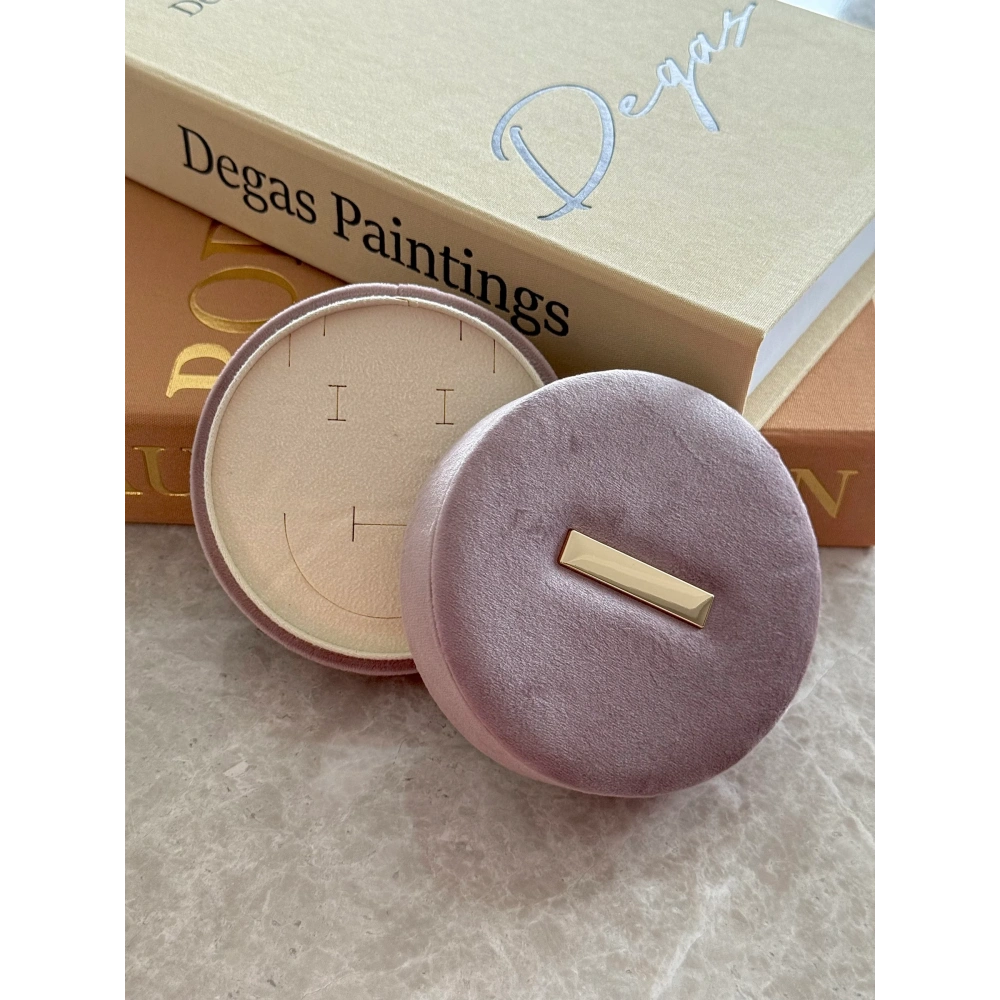 Kadife Pembe Set Kutusu