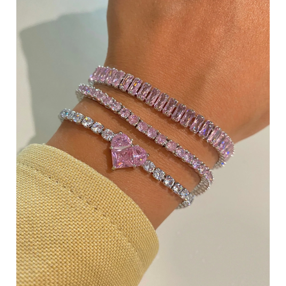 Kalp Detaylı Su Yolu Bileklik