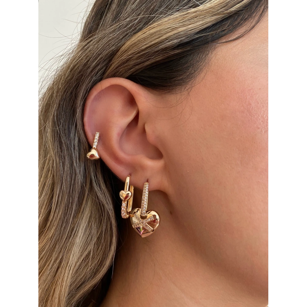 Kalpli 3 Lü Küpe Seti