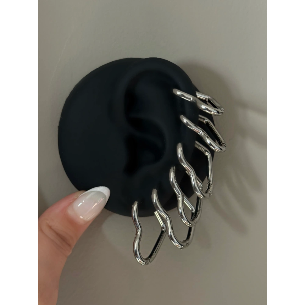 Kalpli 6 Lı Küpe Seti