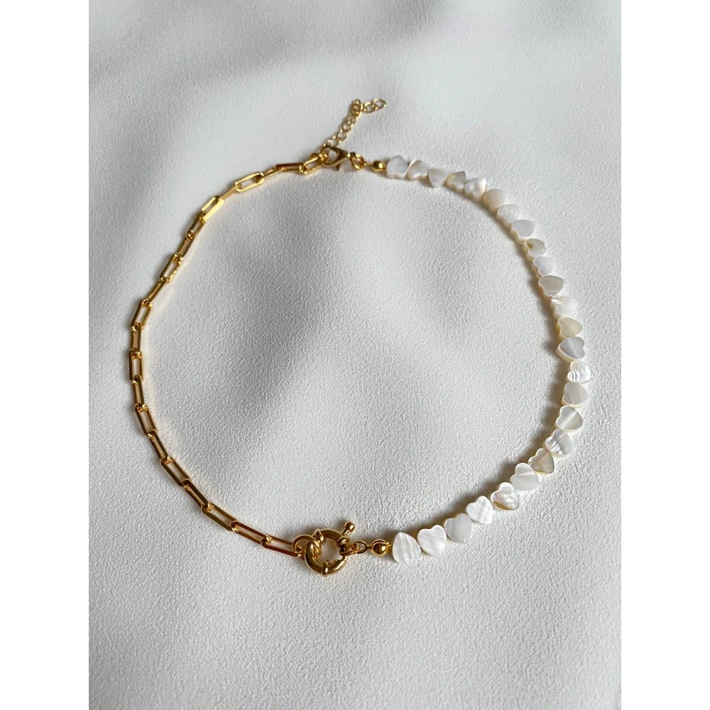 Kalpli Sedefli Choker