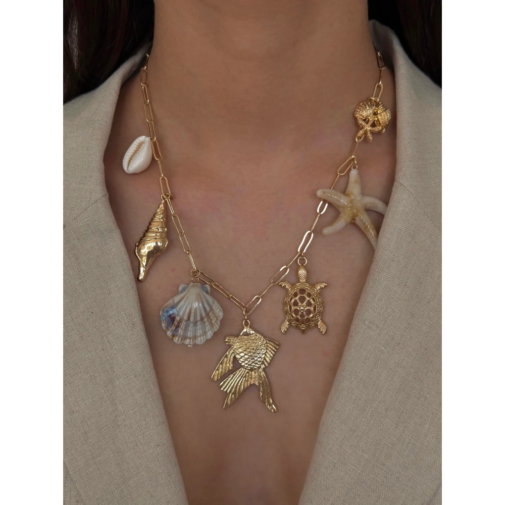 Kaplumbağa Detay Tasarım Kolye