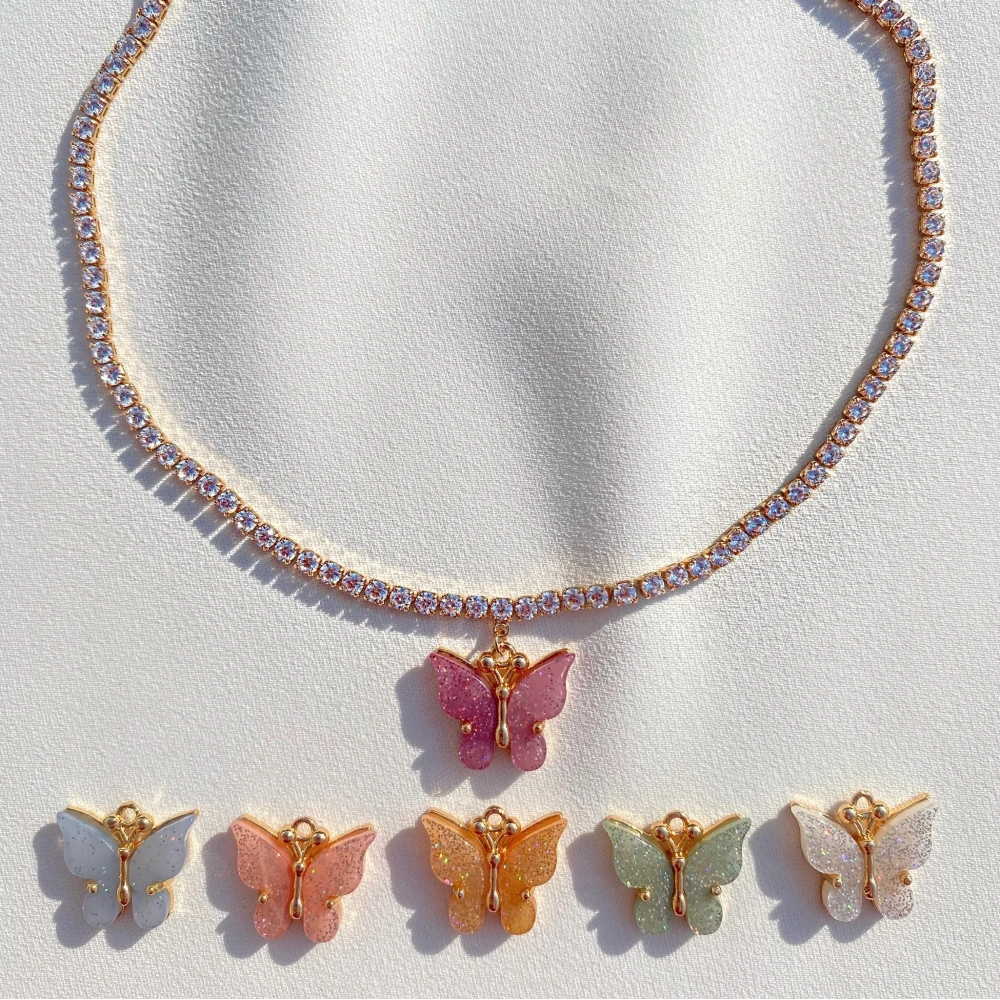 Kelebekli Su Yolu Choker