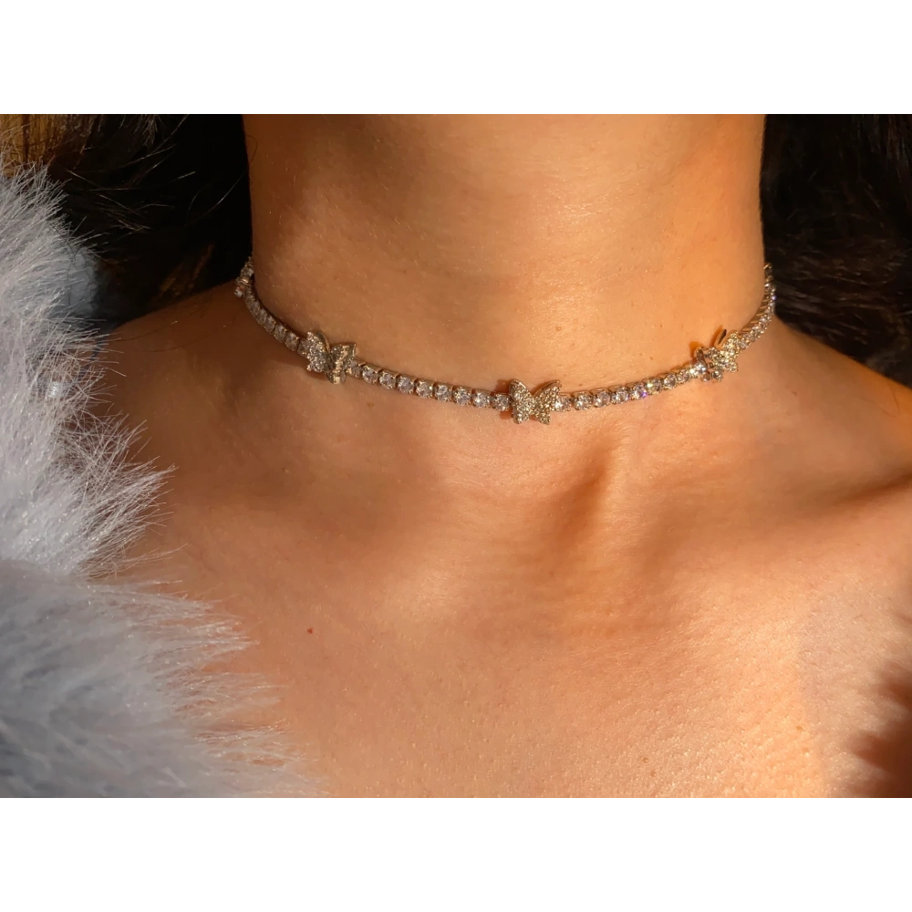 Kelebekli Su Yolu Choker