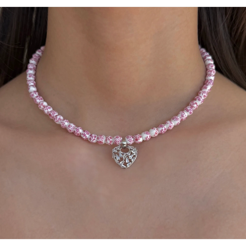 Kristal Kalpli Tasarım Kolye