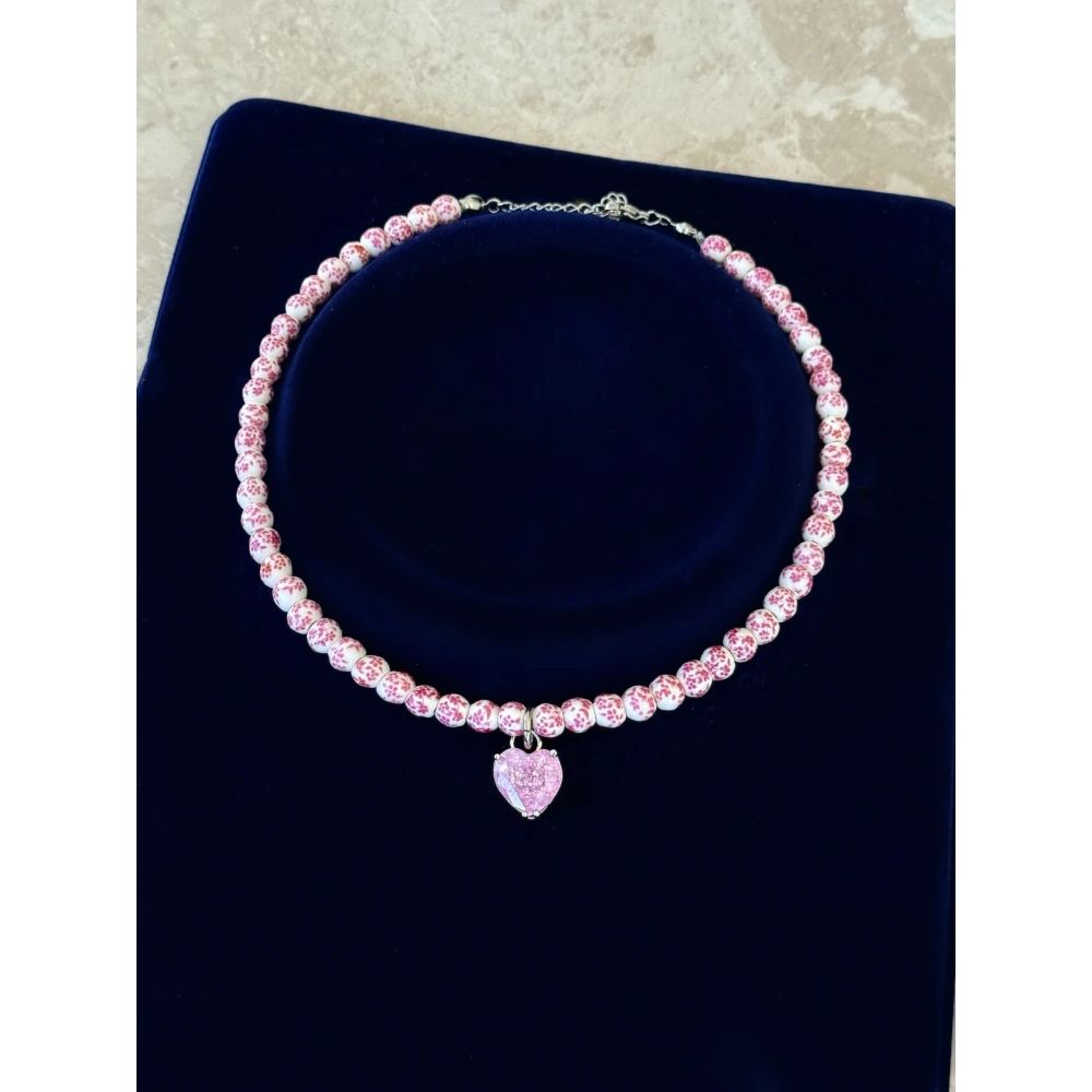 Kristal Taşlı Kolye