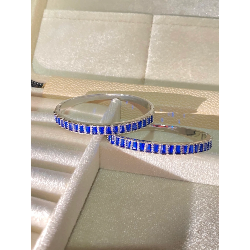 Lacivert Baget Taşlı Bileklik