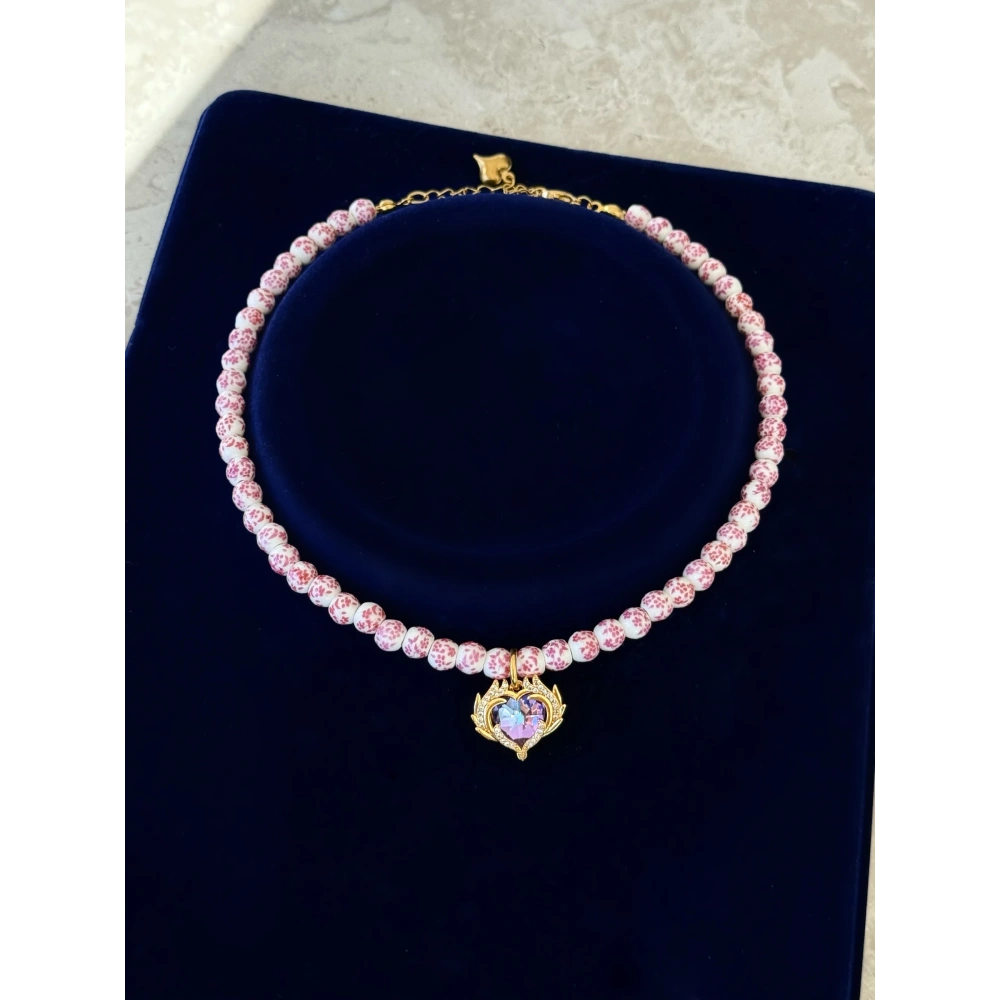 Melek Kanatlı Kalpli Tasarım Kolye