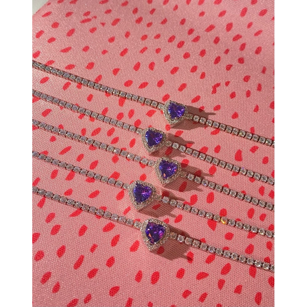 Mor Kalpli Su Yolu Bileklik