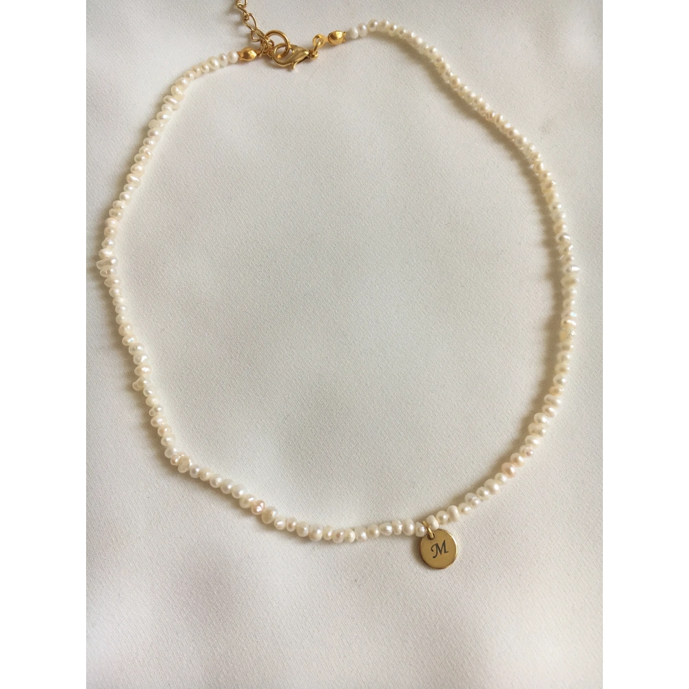 Orijinal Kum İncili Harf Choker