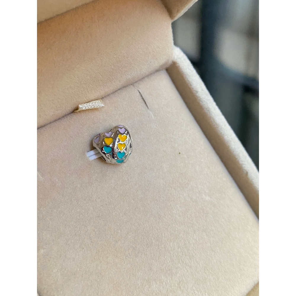 Renkli Kalp Charm