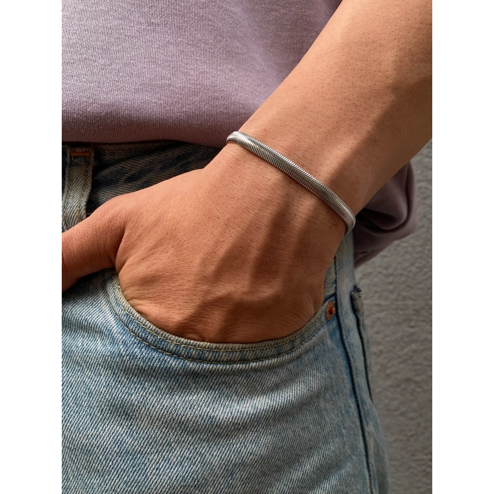 Silver Balık Sırtı Bileklik