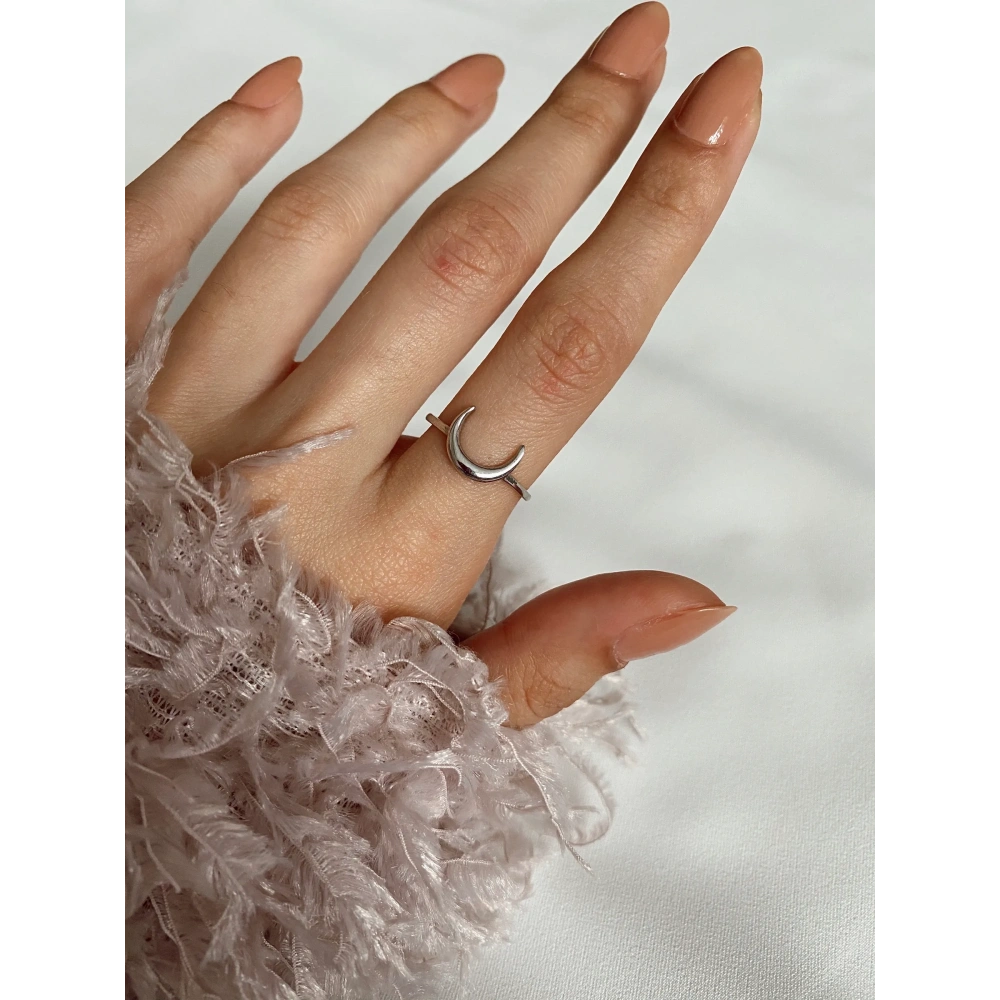 Silver Hilal Yüzük