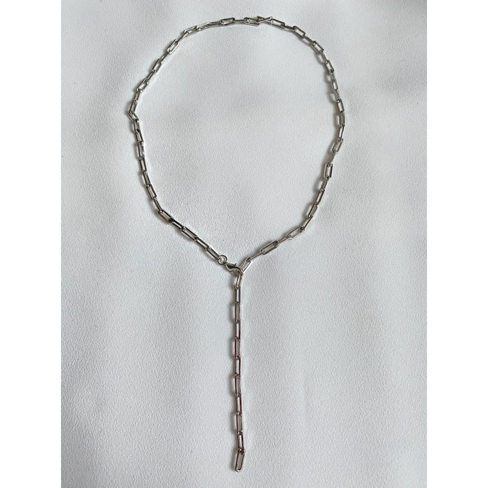 Silver Kalın Y Choker Zinciri