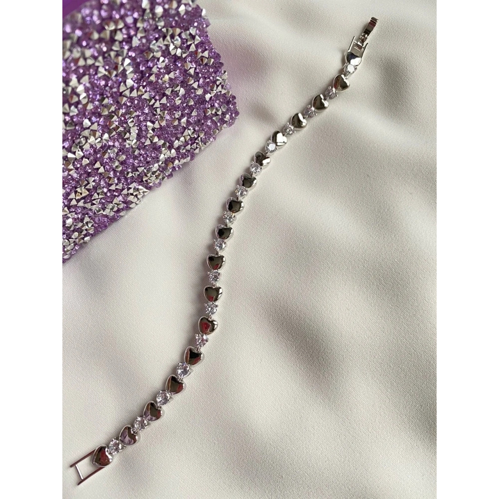 Silver Kalp Detaylı Bileklik