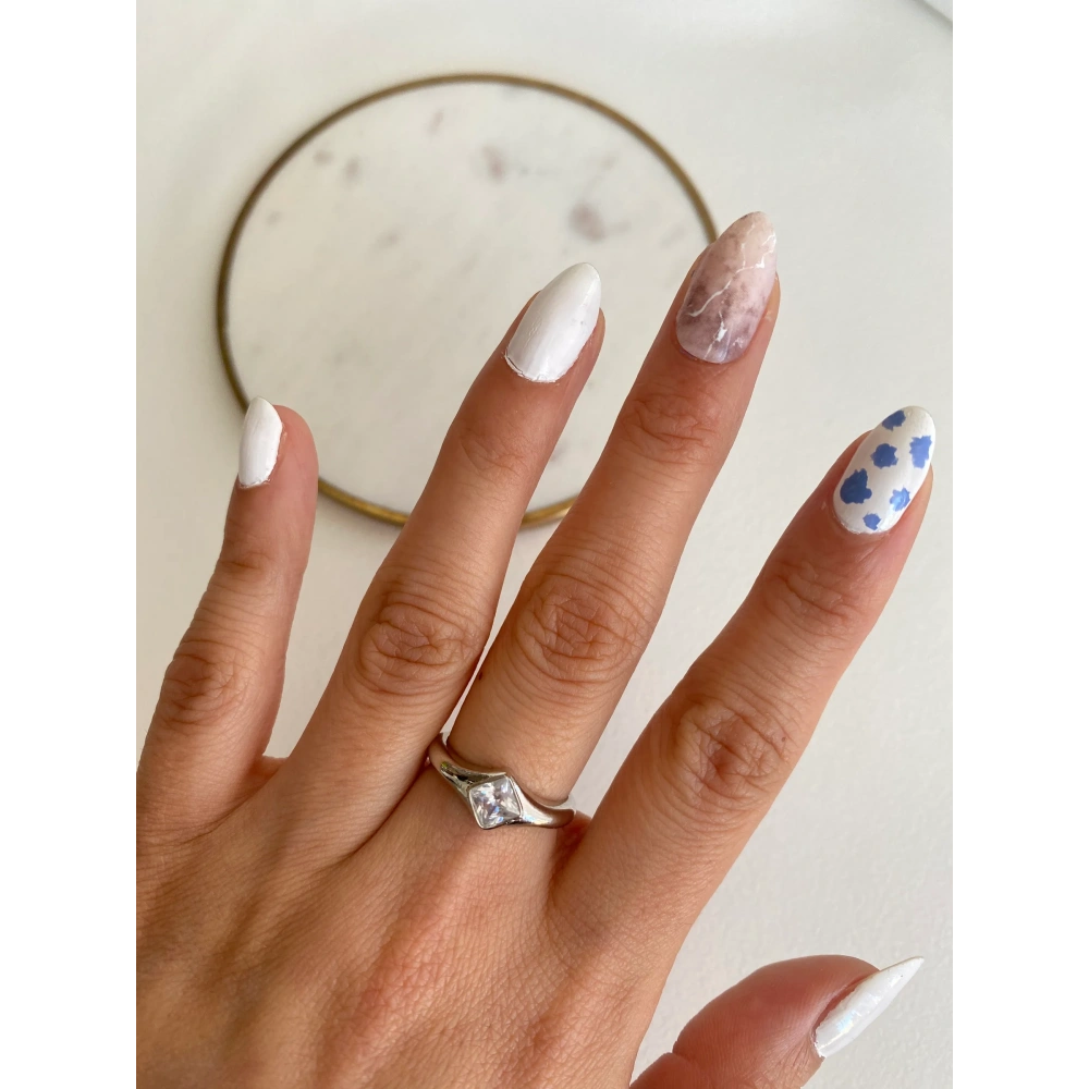 Silver Tek Taş Yüzük