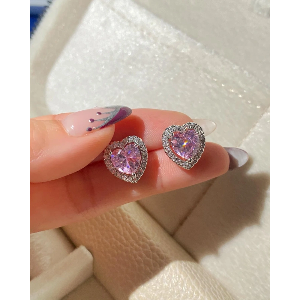Swarovski Kalp Küpe
