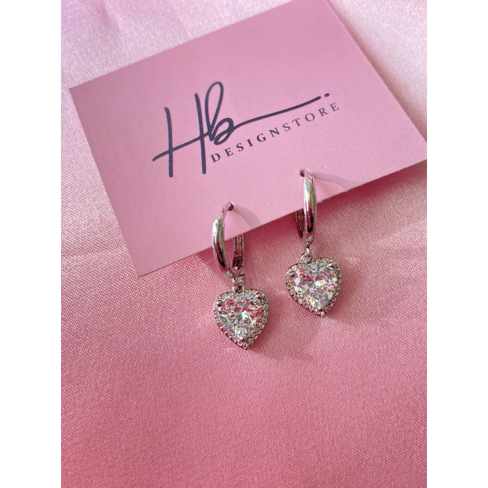 Swarovski Kalp Küpe